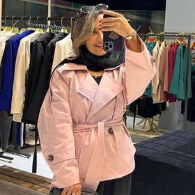 تصویر ترنج کت یقه انگلیسی - مشکی 