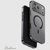 تصویر قاب یونیک AirSuit اولترا اسلیم شفاف مشکی مناسب iPhone 17 Pro Max (9330) 