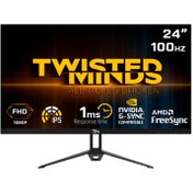 تصویر مانیتور گیمینگ تویستد مایندز “Twisted Minds TM24FHD100IPS FHD IPS LED 23.8 