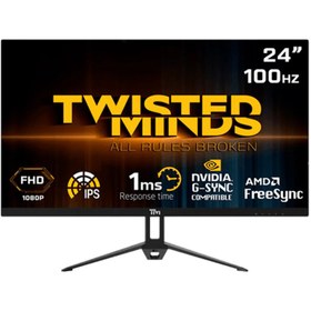 تصویر مانیتور گیمینگ تویستد مایندز “Twisted Minds TM24FHD100IPS FHD IPS LED 23.8 