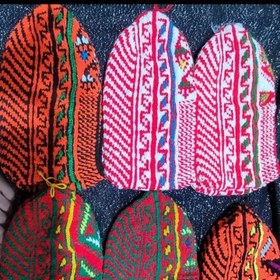 تصویر گیوه ی دستبافت 