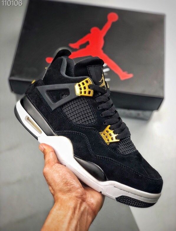 air jordan 4 black gold