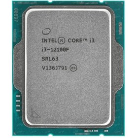 تصویر پردازنده نسل 12 اینتل i3 12100F Intel Core i3 12100F (12Gen)