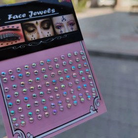 تصویر نگین میکاپ رنگین کمانی کد 01 