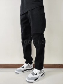 تصویر شلوار جین مام استایل مشکی 