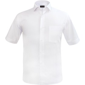 تصویر پیراهن آستین کوتاه مردانه نگین کد DAK-20845 رنگ سفید 