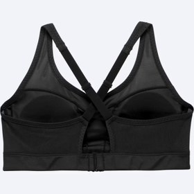 تصویر نیم تنه ورزشی زنانه بروکس مدل Brooks Fastforward crossback Bra|ذغالی 