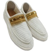 تصویر گیوه نوار دار طلایی - 36 give