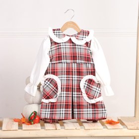 تصویر سارافون کشمیر دخترانه 