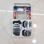 تصویر روپدالی اسپرت مدل R – مناسب همه خودروهای دنده ایی R Sport Pedal Pad – Universal Car Foot Pedal Cover