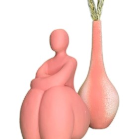 تصویر گلدان گردن دراز 