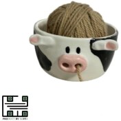 تصویر جا کاموایی فانتزی گاوی 