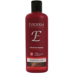 تصویر شامپو اویدرم مناسب موهای رنگ شده حجم 200 میل - Eviderm Evicolour Shampoo 