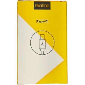 تصویر شارژر با کابل تایپ سی realme اورجینال 