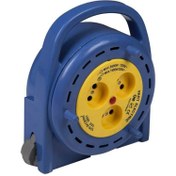 تصویر چندراهی برق پارت الکتریک مدل PE5141 ظرفیت ۳ خانه بدون ارت با کابل ۱۲ متری 