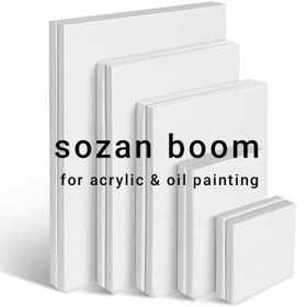 تصویر بوم نقاشی دور سفید 70.50 