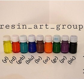 تصویر رنگ جوهری پایه رزین 