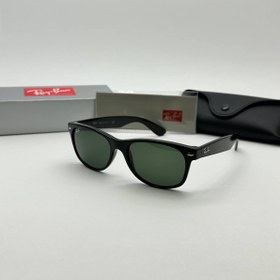 تصویر عینک افتابی مردانه ریبن نیو ویفرر اورجینال2132 - عدسی مشکی Rayban rb 2132