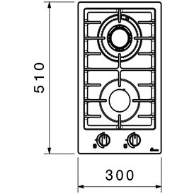 تصویر اجاق گاز استیل بیمکث مدل 5022 Bimax 5022 Glass Gas Stove