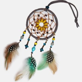 تصویر آویز دریم کچر طوسی و زرد مدل DRMTSZRD 