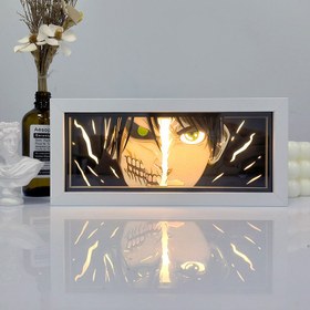 تصویر تابلو لایت باکس انیمه ای اتک | Attack on Titan Anime Light Box 