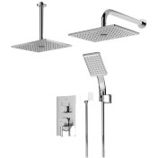 تصویر شیر حمام توکار شودر مدل رومر ABS | تیپ 3 رنگ کروم براق 