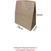 تصویر پاکت کرافت حجم دار ۱۵-۳۲-۲۸ - بسته ا Voluminous kraft envelope size 28-32-15 Voluminous kraft envelope size 28-32-15