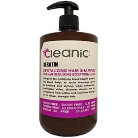 تصویر شامپو فاقد سولفات کلینیک کیندی مدل کراتین Keratin Regenerating Hair Shampoo