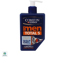 تصویر ژل اصلاح ریش مردانه مدل توتال کامان مناسب پوست حساس 