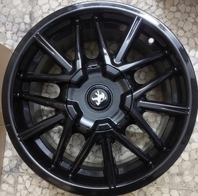 تصویر رینگ فابریک سایز ۱۵ (۱۰۸×۴) خرچنگی مشکی Original wheel size 15" (4×108) Black