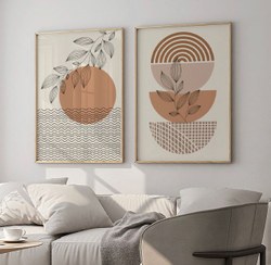 تصویر تابلو طرح مینیمال کپی - دو 