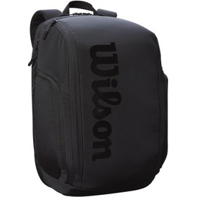 تصویر کوله تنیس ویلسون مدل Wilson Super Tour Pro Staff Backpack Black کوله ویلسون پرو استف