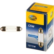 تصویر لامپ فشنگی مدادی خودرو C5W هلا – Hella (اصلی) Hella C5W CAR Light Bulb