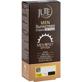 تصویر کرم ضد آفتاب بی رنگ ژوت با SPF50 مناسب آقایان حجم 50 میلی لیتر 