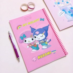 تصویر دفتر ۶۰برگ مجلد کرومی 