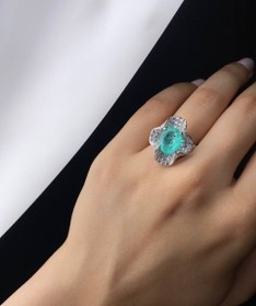 تصویر انگشتر جواهری زنانه دابلت کد۹۰۰ 