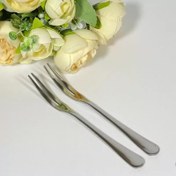 تصویر چنگال زیتون استیل 