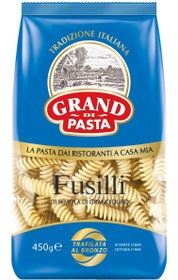 تصویر پاستا گرند دی Grand Di Pasta fusilli با فرم فوسیلی450گرم 