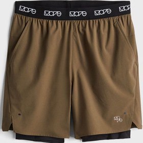 تصویر شلوارک باند لوگو مدل درای موو برند H&M Logo Band Shorts Drymove