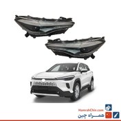 تصویر چراغ جلو تویوتا کرولا کراس 