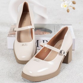 تصویر کفش پاشنه عروسکی YUNAI 183 