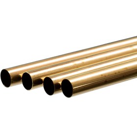 تصویر لوله برنجی 19 میل - 1.2 میلیمتر Brass tube 19 mm