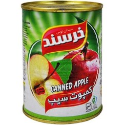تصویر کمپوت سیب 350 گرم خرسند - 6260436200755 