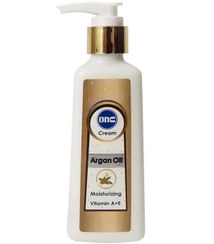 تصویر کرم مرطوب کننده انس Onc مدل Argan حاوی روغن آرگان 200ml 