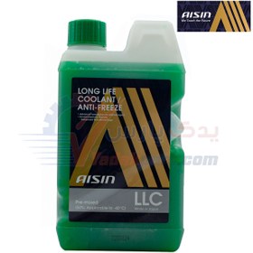 تصویر ضدیخ آیسین سبز لانگ لایف ژاپن (1 لیتری) AISIN LONG LIFE COOLANT ANTI-FREEZE LCPM50A1LG Made in JAPA