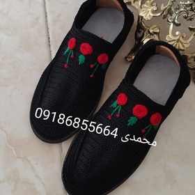 تصویر گیوه مشکی کد 33 