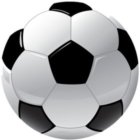 تصویر استیکر حرارتی پارچه و لباس طرح توپ فوتبال 