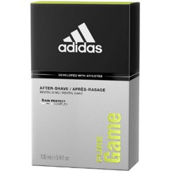 تصویر افتر شیو آدیداس Adidas مدل Pure Game حجم 100 میلی لیتر 