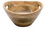 تصویر کاسه چوبی آجیل و میوه خوری 