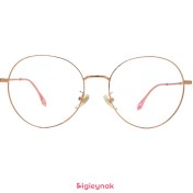 تصویر عینک طبی رزگلد صورتی آی پی تیتانیوم 7628 